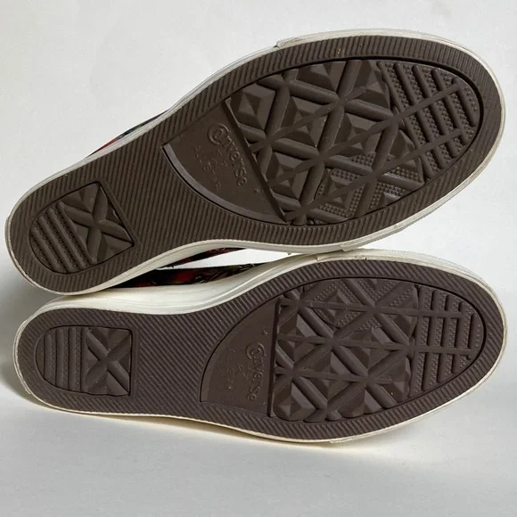 Converse All Star Lux Floral Wedge Sneakers Size 8 - Picture 12 of 16